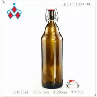 1 liter swing top glassflasker