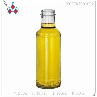 Glassflaske med karbonatdrikker