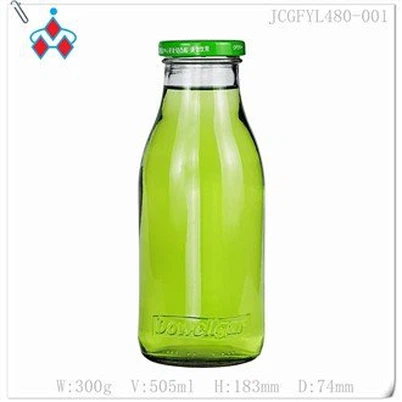 Glass Juice Flasker 480ml