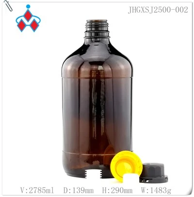 2500 ml reagensglassflaske